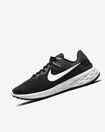Nike Revolution 6 FlyEase Next Nature Negros Grises Oscuro Grises Blancos | MX 2858